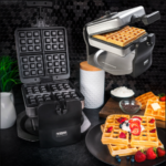 Today Only! Bella Pro Series Stainless Steel 4-Slice Rotating Waffle Maker $18 (Reg. $60) – FAB Ratings!