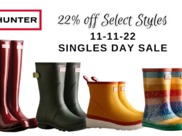 Hunter Boots | 22% off Boots for the Family