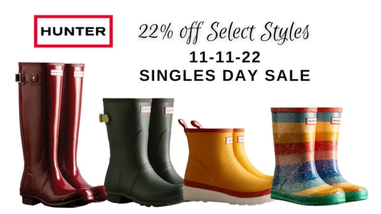 Hunter Boots | 22% off Boots for the Family