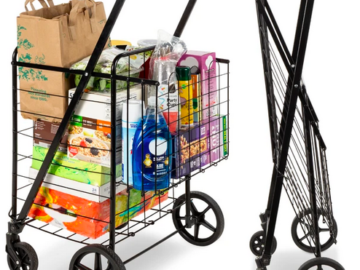 Folding Steel Grocery Cart