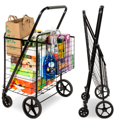 Folding Steel Grocery Cart