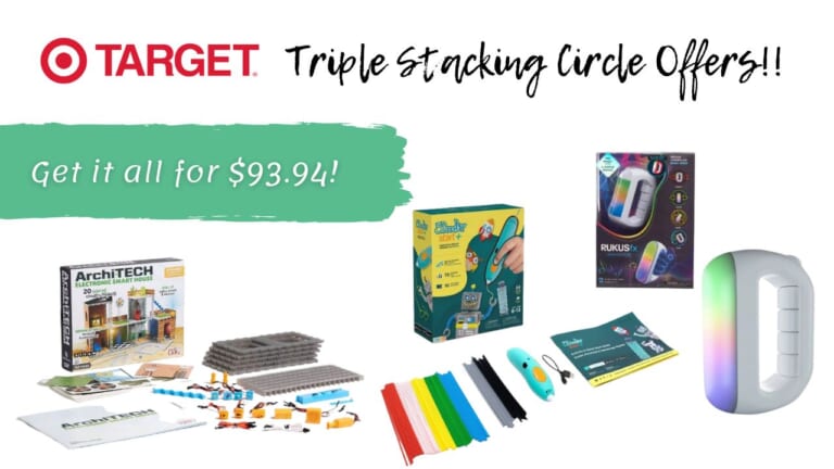 Triple Stacking Toy Coupons at Target