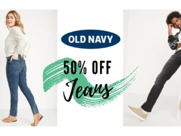 Old Navy | 50% Off Jeans for the Family