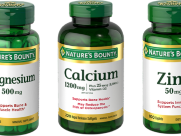 Use Nature’s Bounty Coupons at Kroger to Get Vitamins as Low as 74¢