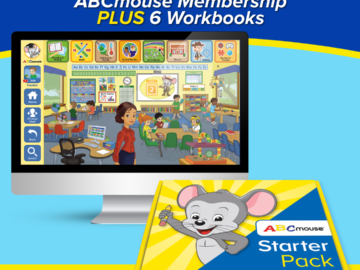 ABCmouse Starter Pack Deal: Month of ABCmouse, 6 Workbooks, and 3 Sticker Sheets!