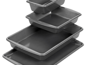 Wilton Ultra Bake Pro 4-Piece Bakeware Set only $12!