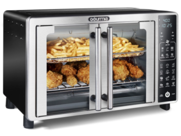 Walmart Black Friday: Gourmia Digital Air Fryer Toaster Oven with Single-Pull French Doors – $50