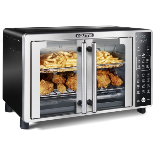 Walmart Black Friday: Gourmia Digital Air Fryer Toaster Oven with Single-Pull French Doors – $50