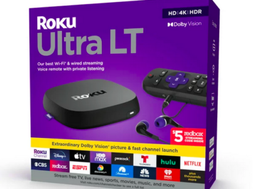 Roku Ultra LT Streaming Device only $30 (Reg. $74!)