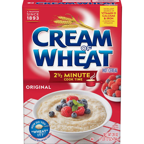 FOUR Cream of Wheat Stove Top Hot Cereals as low as $2.83 EACH 28-Oz Box (Reg. $4.38) – 2 1/2 Minute Cook Time + Free Shipping + Buy 4, save 5%