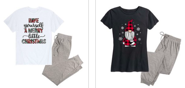 Men’s and Women’s Jogger Pajama Sets only $12.99 + shipping!