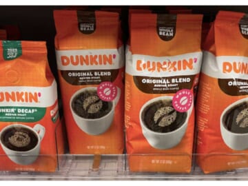 Dunkin Bagged Coffee for $6.74 (reg. $10.28) | Publix Deal Ends Today