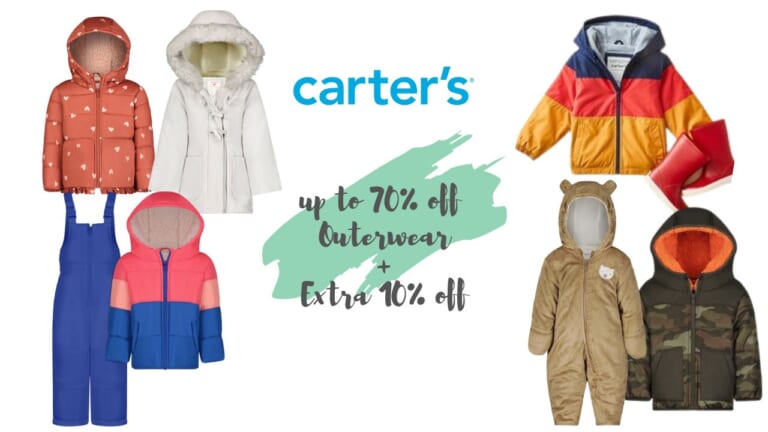 Carter’s Outerwear Up To 70% Off + Extra 10% Off