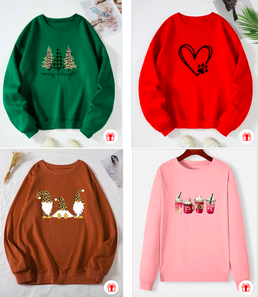 Women’s Graphic Sweatshirts only $12.99!