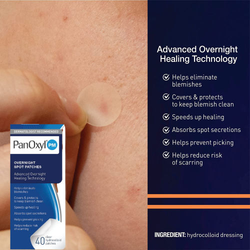 THREE Boxes 40-Count PanOxyl PM Overnight Spot Patches as low as $4.81 EACH (Reg. $8.49) + Free Shipping – $0.12/Patch + Get 3 for the price of 2