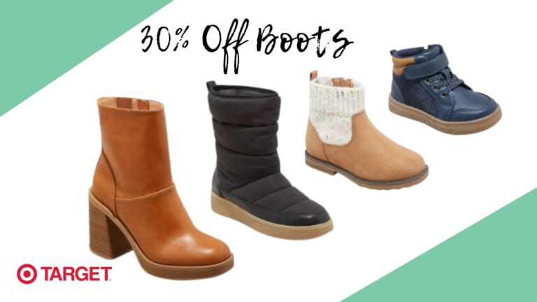 30% Off Boots For Everyone at Target