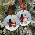 Custom Best Friend/Sister Holiday Ornament only $19.99 shipped!