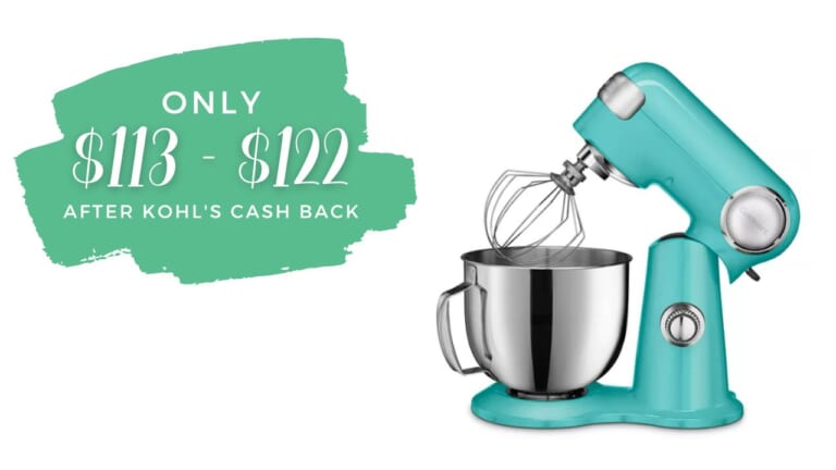 Cuisinart Stand Mixer As Low As $113 Shipped After Kohl’s Cash Back