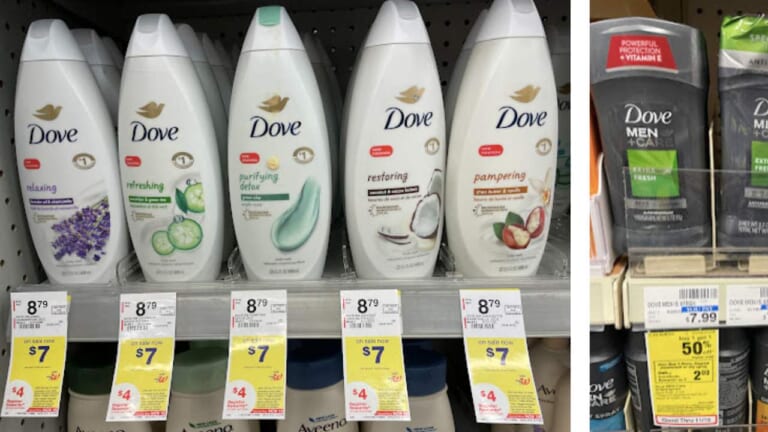 Drugstore Deals to Use Your $3, $4 and, B1G1 Dove Coupons With!