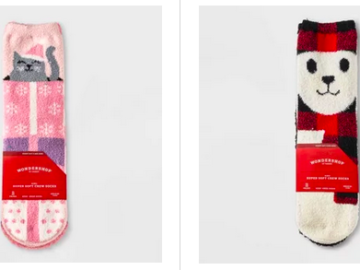 Wondershop Cozy Socks only $2.10 at Target!