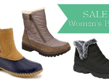 70% Off Women’s Winter Boots + Extra 10% Off