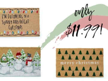 $12 Holiday Doormats at Kohl’s with Code