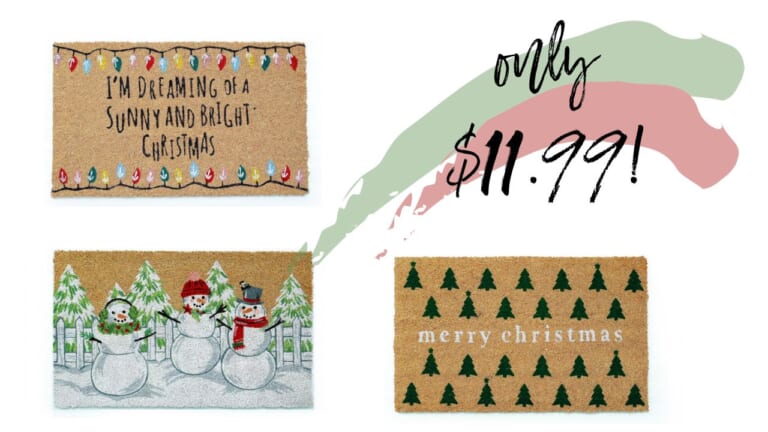 $12 Holiday Doormats at Kohl’s with Code