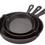 Cooks 3-piece Cast Iron Fry Pan Set only $9.99 after mail-in-rebate!