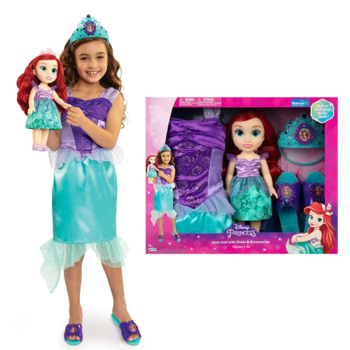 Walmart Black Friday: Disney Princess Doll with Child Size Dress and Accessories for only $25!