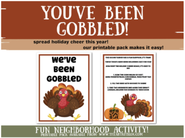 Free “You’ve Been Gobbled” Printable Pack