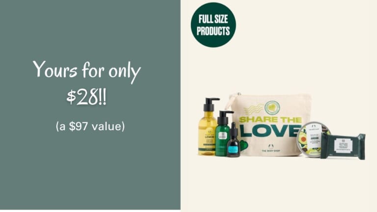 The Body Shop | 5 Full Size Best Sellers For $28!