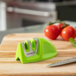 KitchenIQ Edge Grip 2-Stage Knife Sharpener, Green $5 (Reg. $9) – FAB Ratings! – Small & Compact!