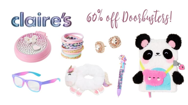 60% off Stocking Stuffers at Claire’s