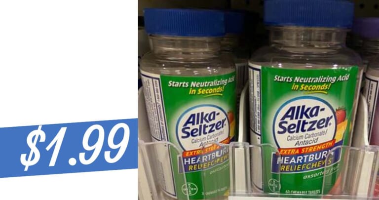 Alka-Seltzer Antacid for $1.99 at Publix