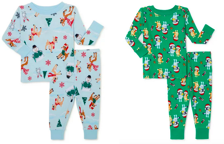 Toddler Character Pajamas only $7 (Bluey, Minnie Mouse, Frozen, and more!)