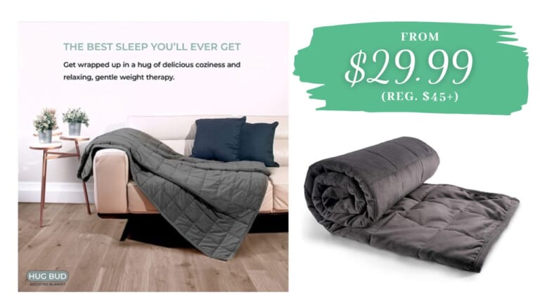 Weighted Blanket for Adults & Kids From $29.99 (reg. $45+)