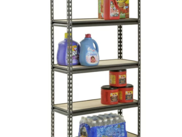 Freestanding 5-Shelf Steel Storage Rack $49.98 (Reg. $99.87) + FAB Ratings! – Heavy-duty