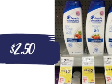 Get Head & Shoulders Haircare for just $2.50 (reg. $7.79)