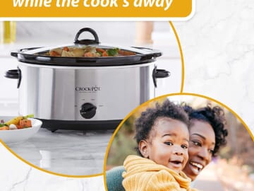 Crock-Pot 7-Quart Oval Manual Slow Cooker $29.99 Shipped Free (Reg. $50) – 20K+ FAB Ratings!