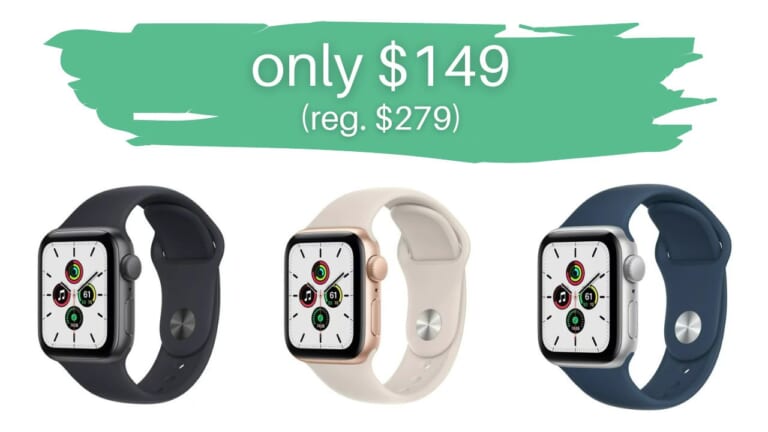 Apple Watch SE (1st Gen) GPS $149 (Reg. $279)!!