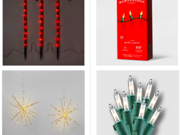 *HOT* 40% off Christmas Lights at Target Today!