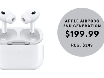 Apple AirPods Pro 2nd Generation $199.99 (reg. $249)!