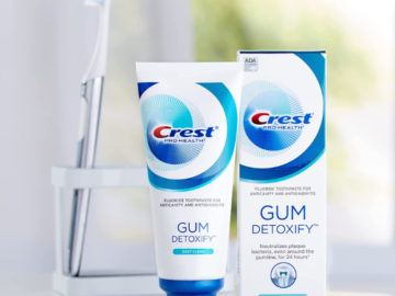 3-Pack Crest Gum Detoxify Deep Clean Toothpaste as low as $11.69 After Coupon (Reg. $24) + Free Shipping! $3.90/ 4.1 Oz Tube!