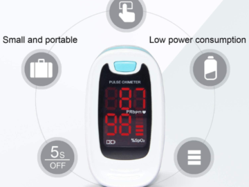 Amazon Black Friday! LED Pulse Oximeter CONTEC SpO2 and PR Value Waveform Blood Oxygen $7.37 After Coupon (Reg. $20) – Prime Exclusive Deal!