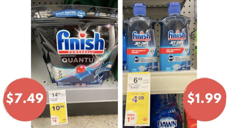 Finish Dish Detergent & Dishwasher Cleaner Deals at Walgreens