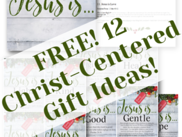 Free Jesus-Centered Christmas Gifts Printable Pack