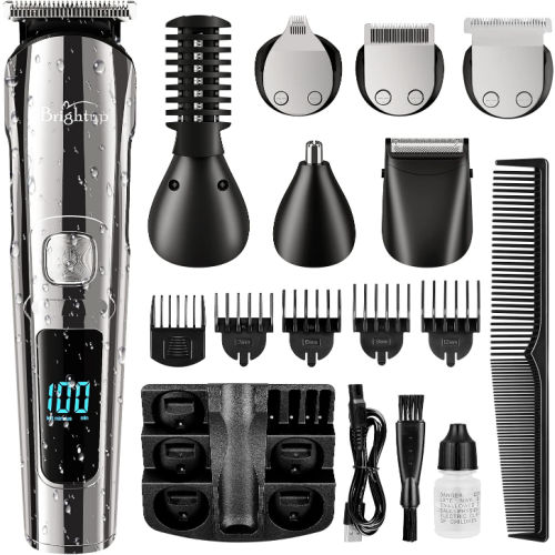 Amazon Cyber Deal! Waterproof Beard Trimmer All in 1 Kit for Men $28.79 Shipped Free (Reg. $59) – for Prime Members! Includes Clippers, Comb, Brush, and More!