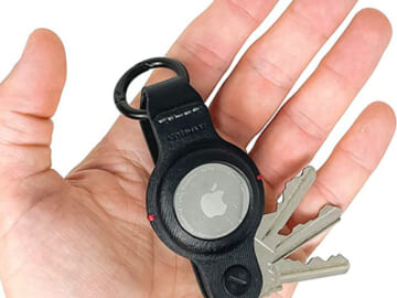 Amazon Cyber Monday! Compact Keyholder for Apple Airtag $21.99 (Reg. $40) – Includes Keyring to Attach Car Key Fob, Smartshield Leather Keychain – Prime Exclusive Deal!