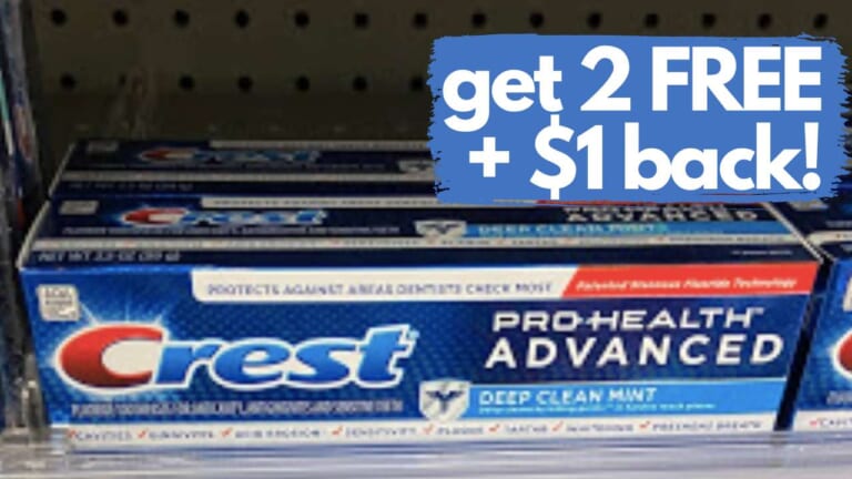 Money Maker Crest Toothpaste at Walgreens!