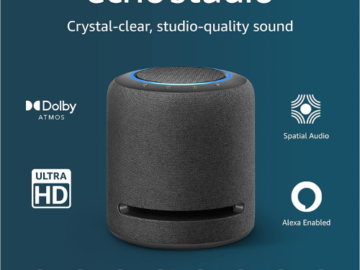 Amazon Cyber Deal! Echo Studio Smart Speaker $154.99 Shipped Free (Reg. $200) – With Dolby Atmos and Alexa!